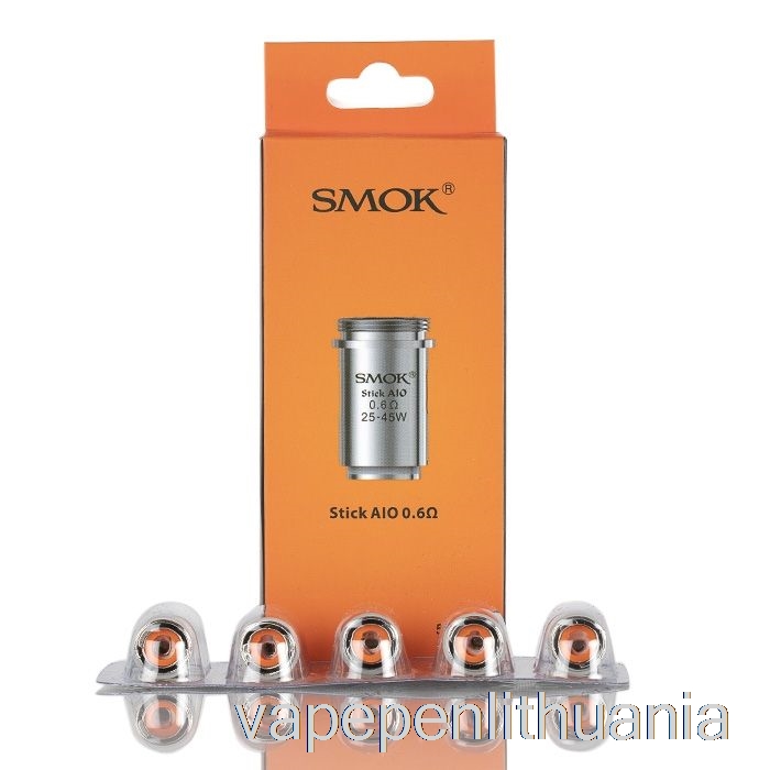 Smok Stick Aio Pakeitimo Ritės 0.6ohm Stick Aio Dual Core Vape Skystis